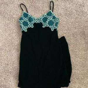Zara crochet/embroidery maxi dress